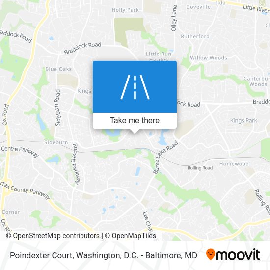 Poindexter Court map
