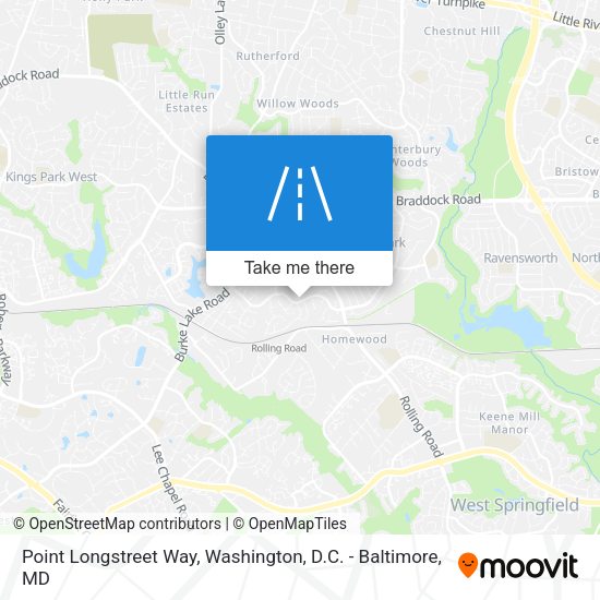 Point Longstreet Way map