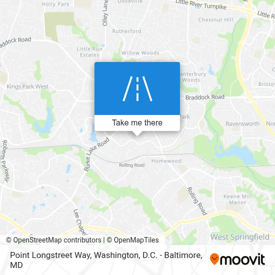 Point Longstreet Way map