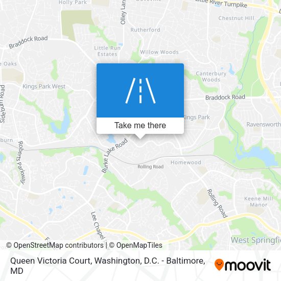 Queen Victoria Court map