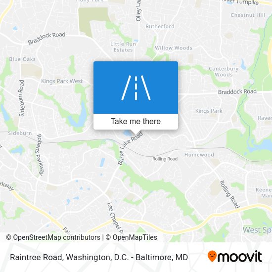 Mapa de Raintree Road