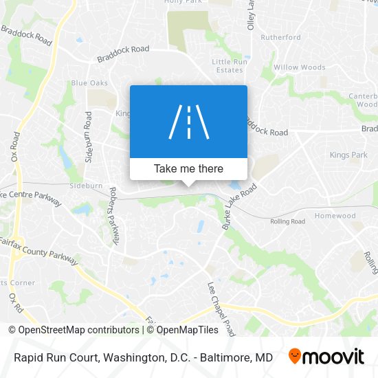 Rapid Run Court map