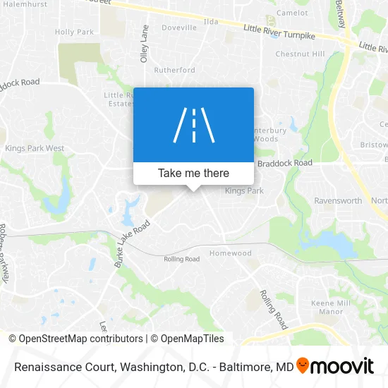 Renaissance Court map