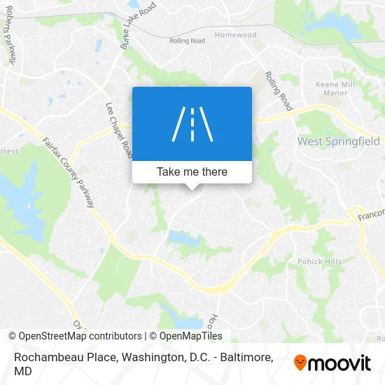 Rochambeau Place map