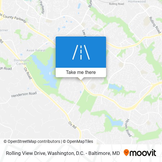 Mapa de Rolling View Drive