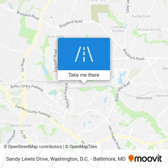 Sandy Lewis Drive map