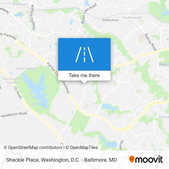 Shackle Place map
