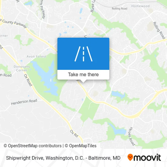 Shipwright Drive map