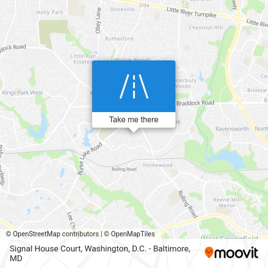 Signal House Court map