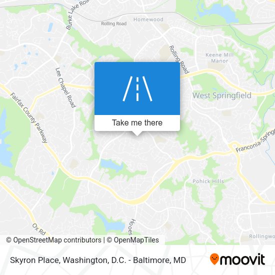 Skyron Place map