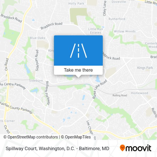 Spillway Court map