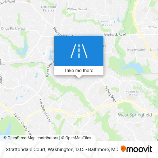 Strattondale Court map