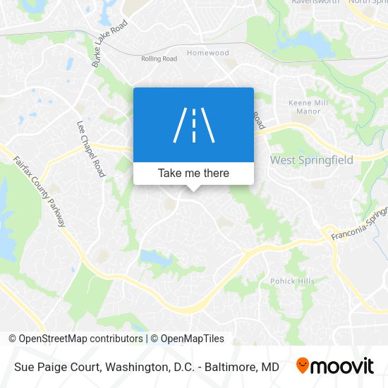 Mapa de Sue Paige Court