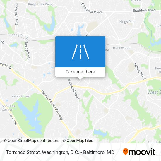 Torrence Street map