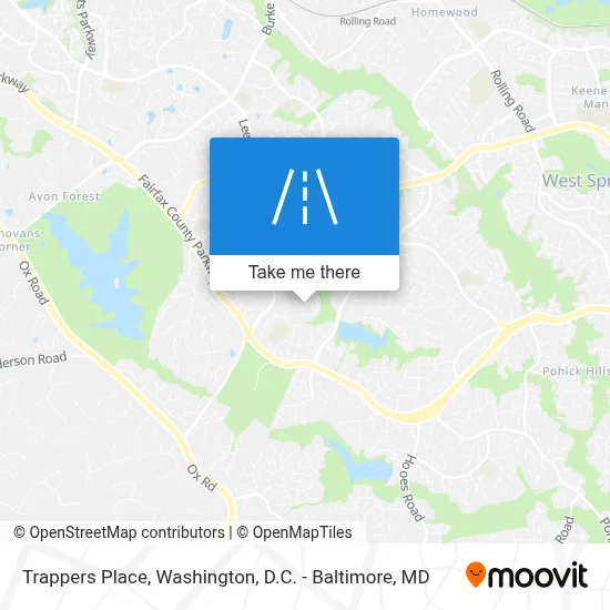 Trappers Place map