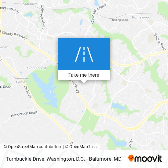 Mapa de Turnbuckle Drive