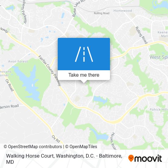 Mapa de Walking Horse Court