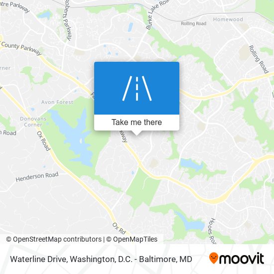 Waterline Drive map