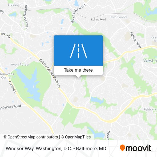 Windsor Way map