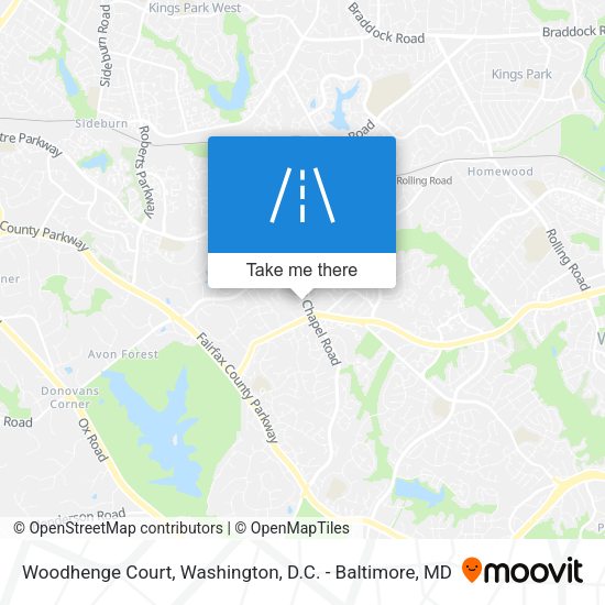Woodhenge Court map