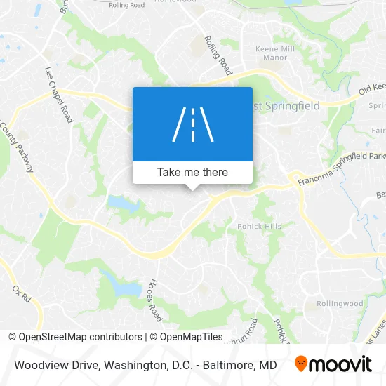Woodview Drive map