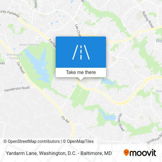 Yardarm Lane map