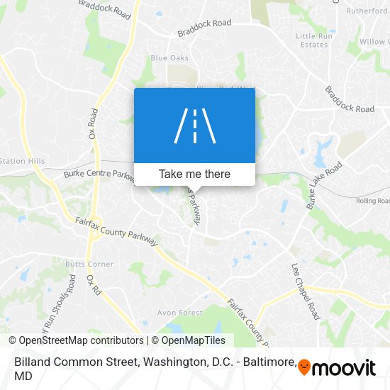 Mapa de Billand Common Street