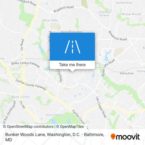 Mapa de Bunker Woods Lane