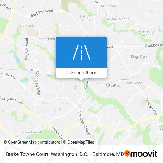 Mapa de Burke Towne Court