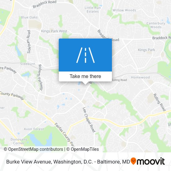 Mapa de Burke View Avenue