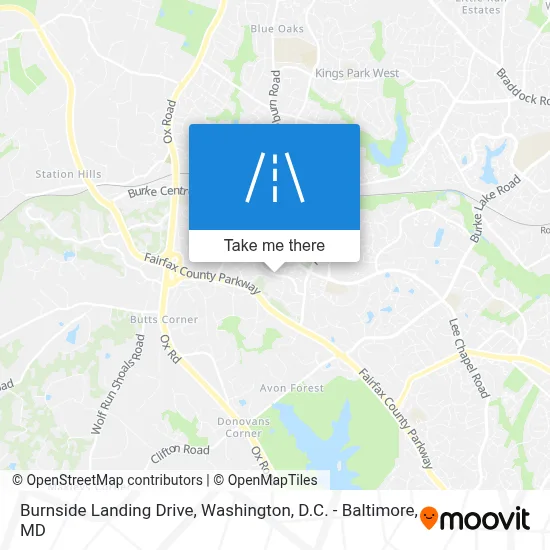 Burnside Landing Drive map