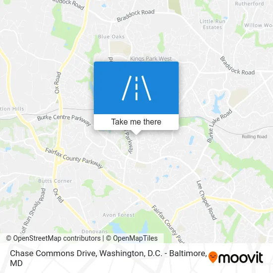 Chase Commons Drive map