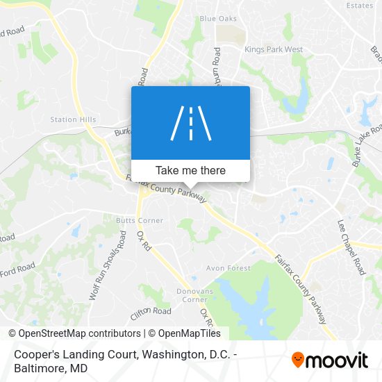 Cooper's Landing Court map
