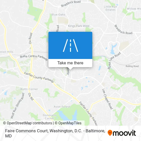 Faire Commons Court map