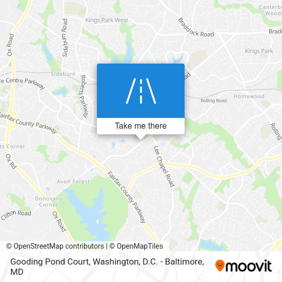 Gooding Pond Court map
