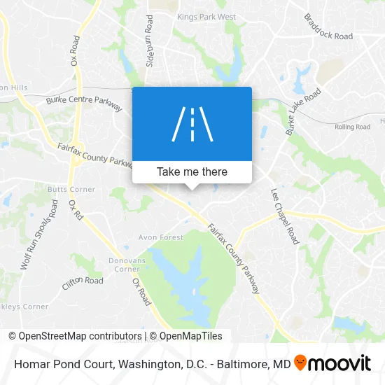 Homar Pond Court map