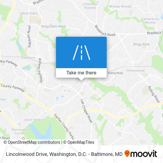 Lincolnwood Drive map