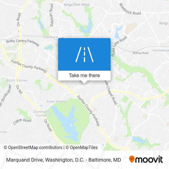 Marquand Drive map