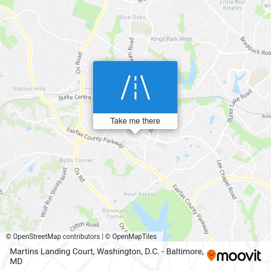 Martins Landing Court map