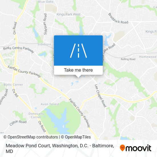 Meadow Pond Court map