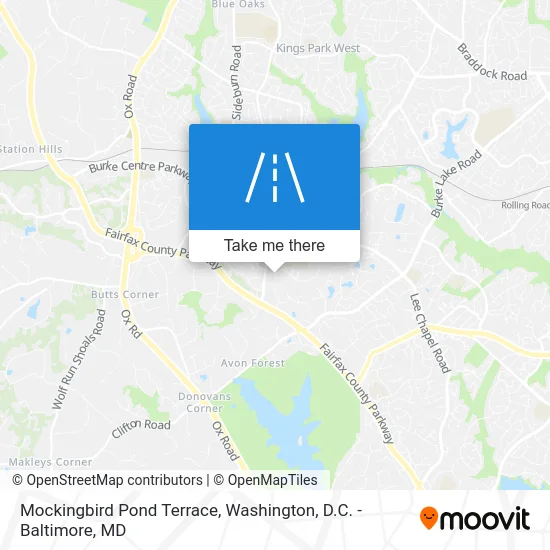 Mockingbird Pond Terrace map