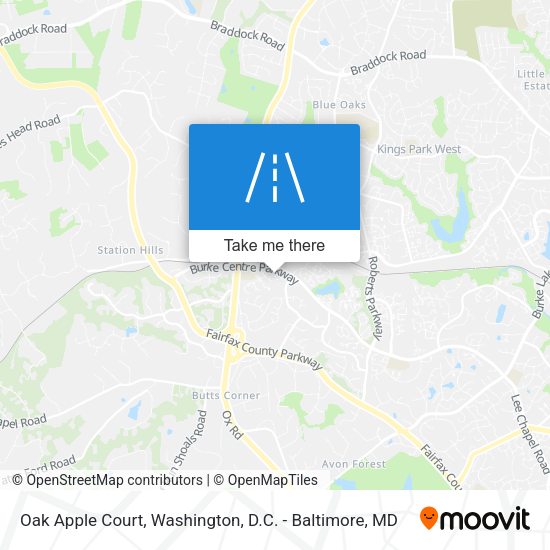 Mapa de Oak Apple Court