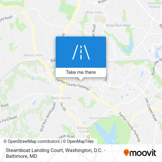 Mapa de Steamboat Landing Court