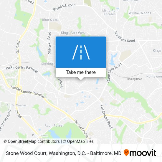Mapa de Stone Wood Court