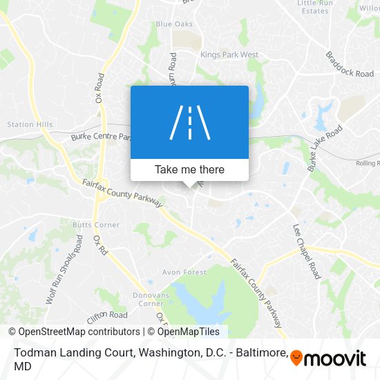 Todman Landing Court map