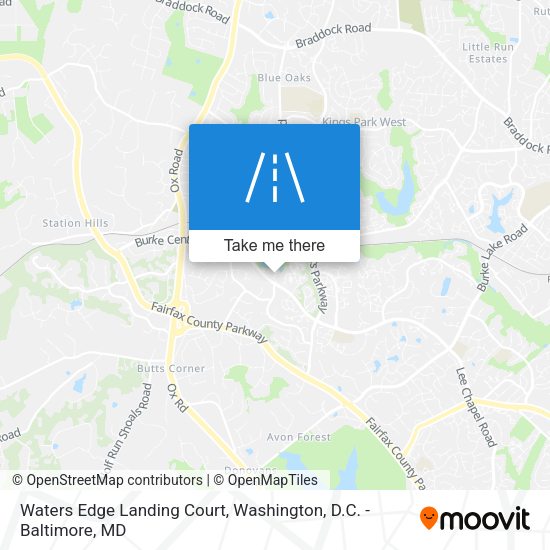 Waters Edge Landing Court map