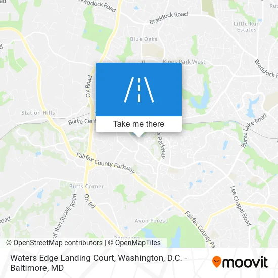 Mapa de Waters Edge Landing Court