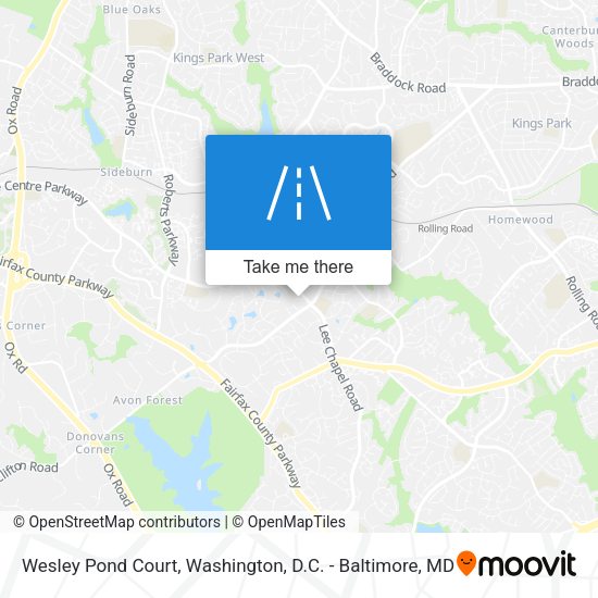 Wesley Pond Court map