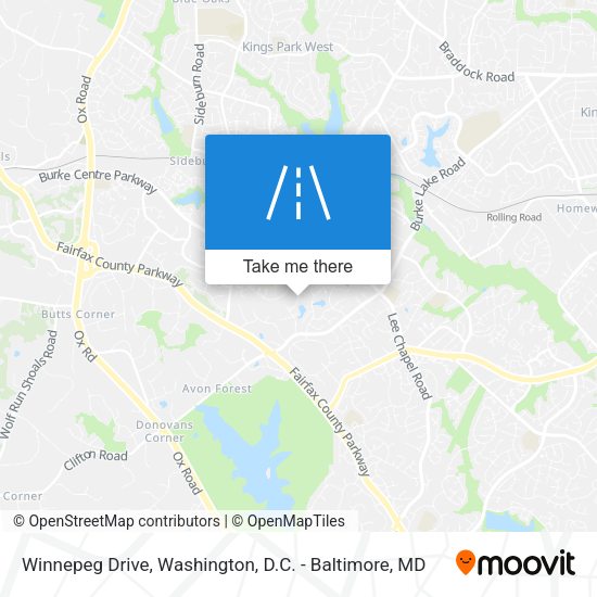 Winnepeg Drive map