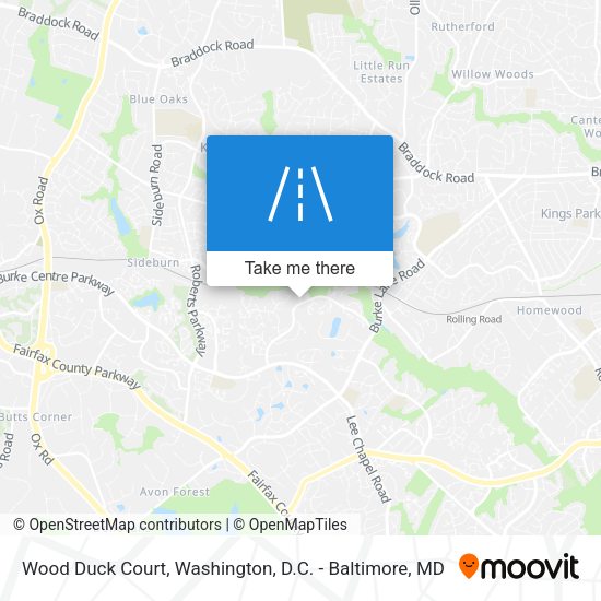 Wood Duck Court map
